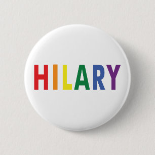 LGBT for Hillary Clinton Pinback Button