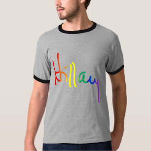 LGBT for Hillary - Rainbow Flag - T-Shirt