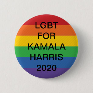 LGBT for Kamala Harris 2020 Button
