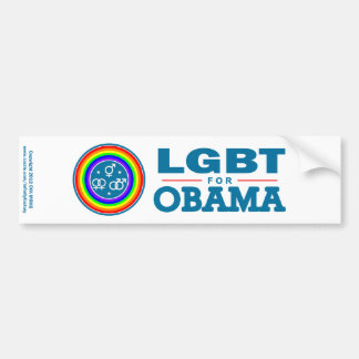 LGBT for OBAMA Bumper Sticker