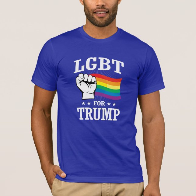 LGBT FOR TRUMP T-Shirt (Front)