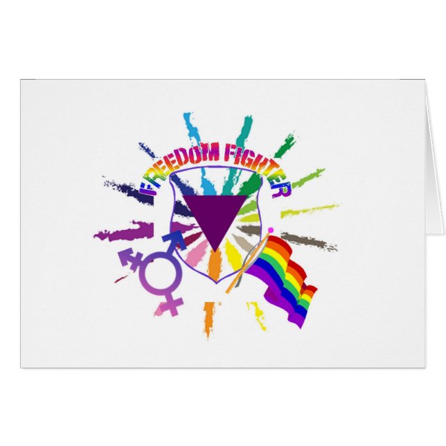 LGBT Freedom Fighter (Front Horizontal)