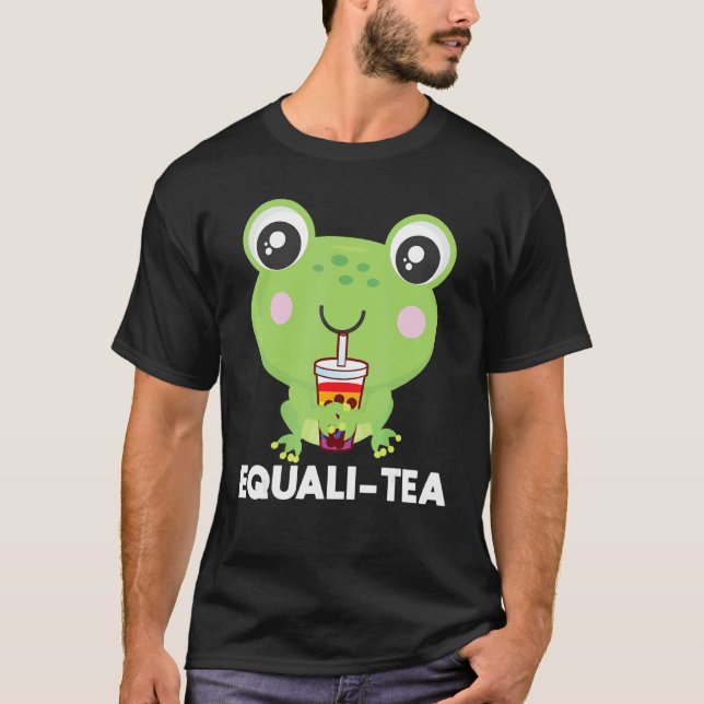 Lgbt Frog Equali Tea Gay Pride Lgbt Flag 1 T-Shirt (Front)