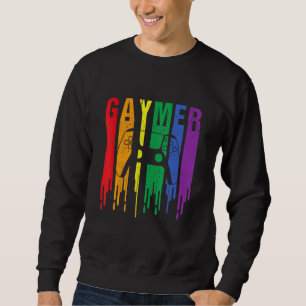 Lgbt Gamer Gaymer Gay Pride Rainbow Gamepad Lgbt Sweatshirt
