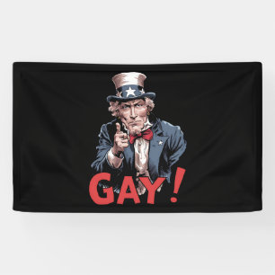 LGBT Gay Ally Pride Month Funny Banner