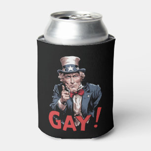 LGBT Gay Ally Pride Month Funny Can Cooler