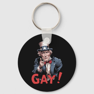 LGBT Gay Ally Pride Month Funny Key Ring