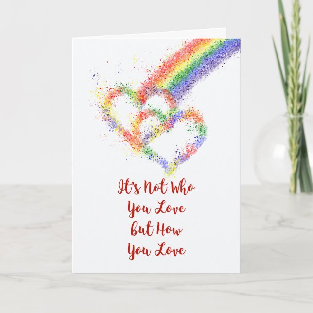Lgbt Gay Lesbian Congratulations on Coming Out     Card (Front)