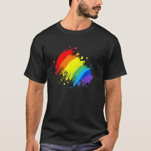 Lgbt Gay Lesbian Csd Pride Splash T-Shirt