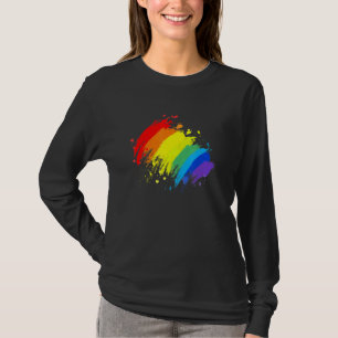 Lgbt Gay Lesbian Csd Pride Splash T-Shirt