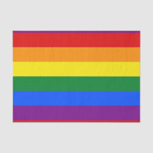LGBT Gay Pride 6-Stripe Rainbow Flag Tissue Paper