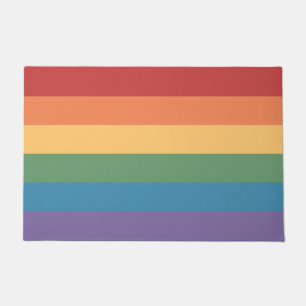 LGBT Gay Pride Flag Rainbow Doormat