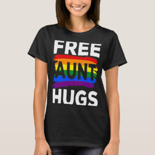 LGBT Gay Pride Free Aunt Hugs Family Matching Supp T-Shirt