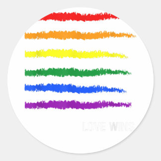 LGBT Gay Pride Lesbian Bisexual Transgender  Copy  Classic Round Sticker