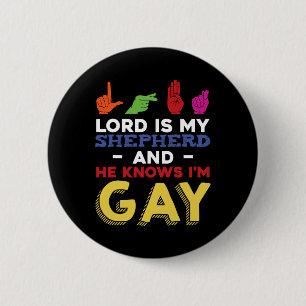 Lgbt Gay Pride Month Awareness Asl Sign Language Q 6 Cm Round Badge