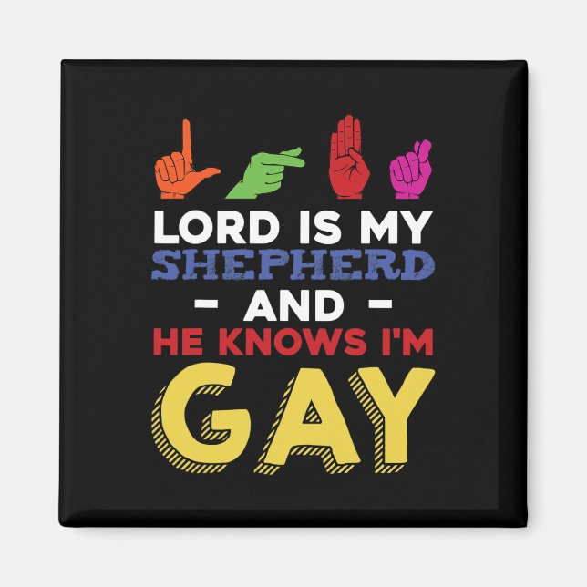 Lgbt Gay Pride Month Awareness Asl Sign Language Q Magnet (Front)