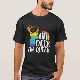 LGBT Gay Pride Month Oh Dear Im Queer T-Shirt