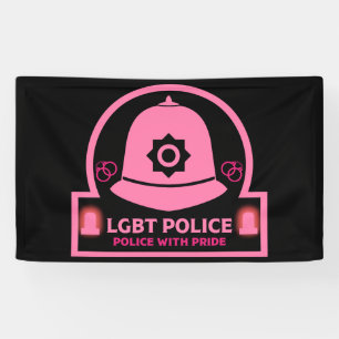 LGBT+ Gay Pride Police Banner