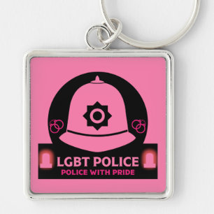 LGBT+ Gay Pride Police Key Ring