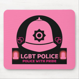 LGBT+ Gay Pride Police Mouse Mat