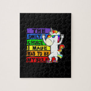 LGBT Gay Pride Rainbow Flag - Love Gift Jigsaw Puzzle