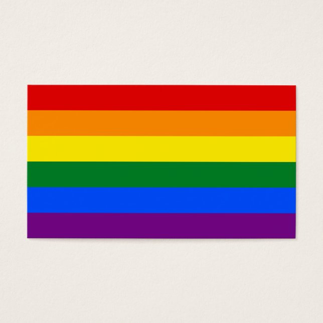 LGBT Gay Pride Rainbow Flag Stripe (Front)