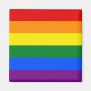 LGBT Gay Pride Rainbow Flag Stripe Magnet