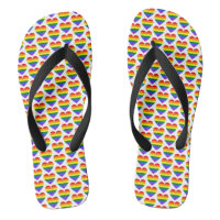 LGBT Gay Pride Rainbow Heart Pattern