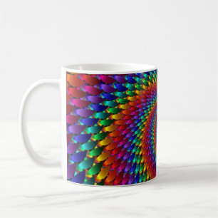 LGBT Gay Pride Rainbow Spiral Fractal Infinity! Coffee Mug