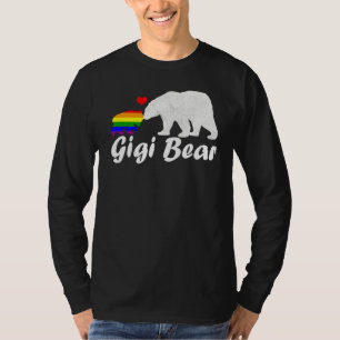 Lgbt Gigi Bear Gay Pride Equal Rights Rainbow T-Shirt