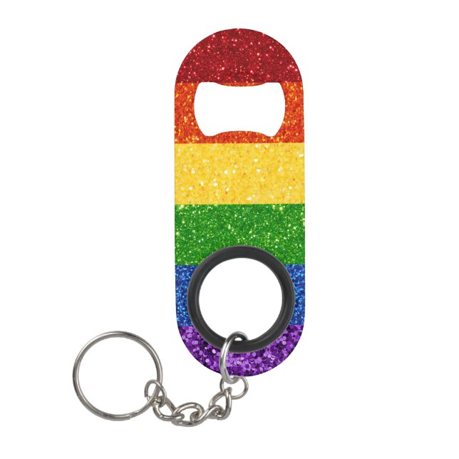 LGBT Glitter Rainbow Pride Flag (Front)