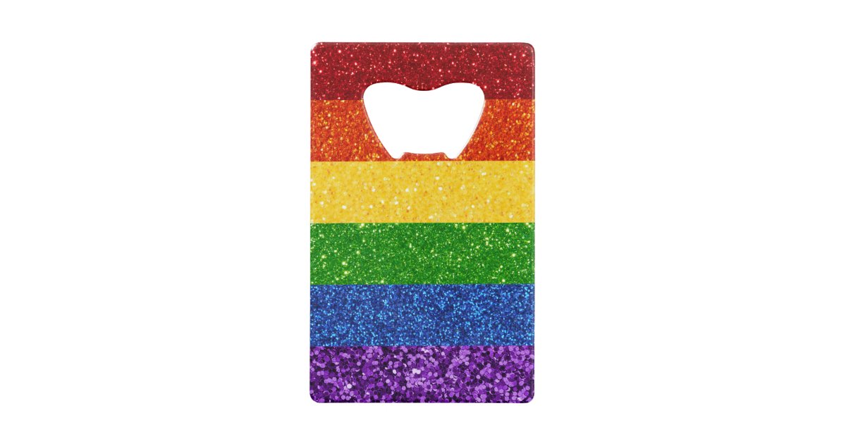 LGBT Glitter Rainbow Pride Flag | Zazzle