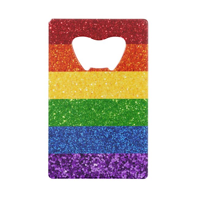 LGBT Glitter Rainbow Pride Flag (Front)
