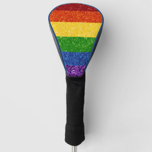 LGBT Glitter Rainbow Pride Flag Golf Head Cover