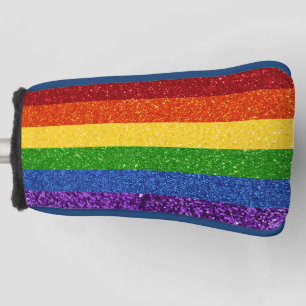 LGBT Glitter Rainbow Pride Flag Golf Head Cover