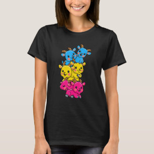 Lgbt Goat Goth Bisexual Flag T-Shirt