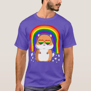 LGBT Hamster Gay Pride Rainbow LGBTQ Cute Gift T-Shirt
