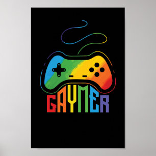 LGBT Homo Gul ‘Gaymer’ Poster