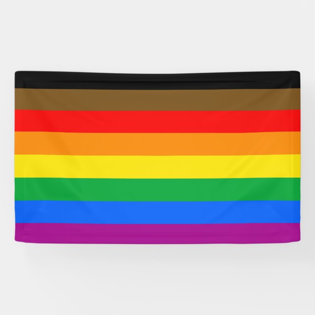LGBT INCLUSIVE PRIDE (People of Colour Pride) Banner (Horizontal)