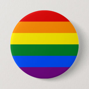 LGBT Lesbian Gay Pride Rainbow 7.5 Cm Round Badge