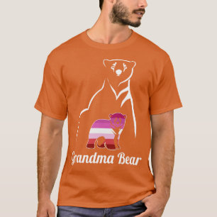LGBT Lesbian Grandma Bear Lesbian Pride Flag Grand T-Shirt