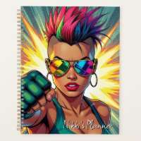 LGBT Lesbian Mohawk Uppercut Pop Art