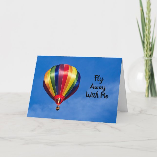 LGBT Let's Fly Away Card (Front)