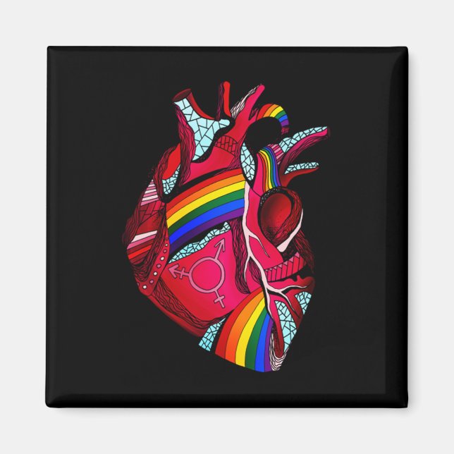 LGBT - Liberty  Guns  Beer  Trump  6 Magnet (Front)