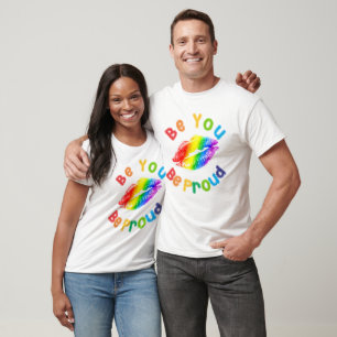 LGBT Lips Be You Be Proud T-Shirt