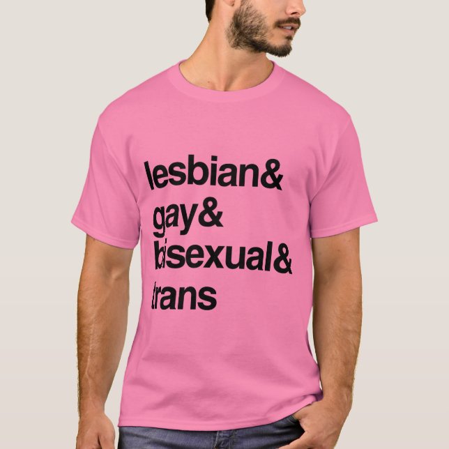 LGBT LIST T-Shirt (Front)