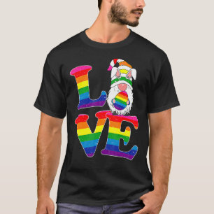 Lgbt Love Gnome Easter Day Couple Lesbian Gay Outf T-Shirt