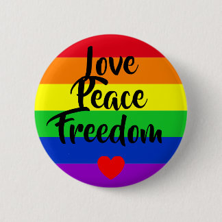 #LGBT #love #pride #gay #lesbian #freedom #parade 6 Cm Round Badge