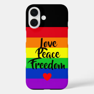 #LGBT #love #pride #gay #lesbian #freedom #parade iPhone 16 Case