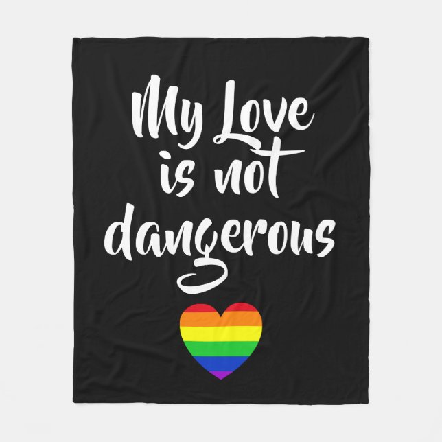 #LGBT #love #pride #gay #lesbian #freedom #parade  Fleece Blanket (Front)